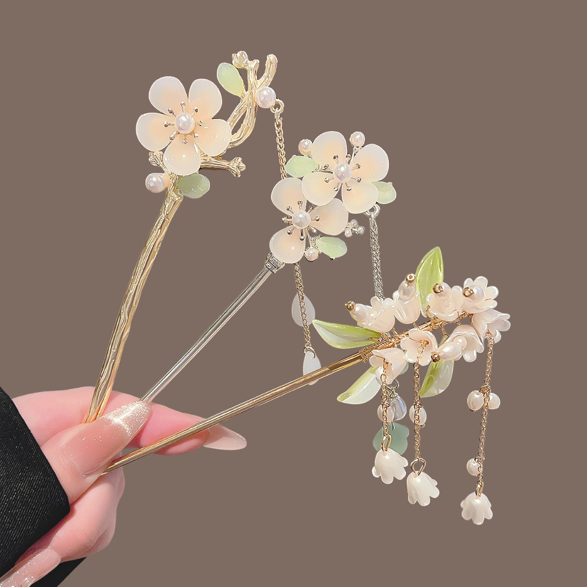 Hair Fork Stick - Vintage Chinese stijl haarspelden met kwastjes,