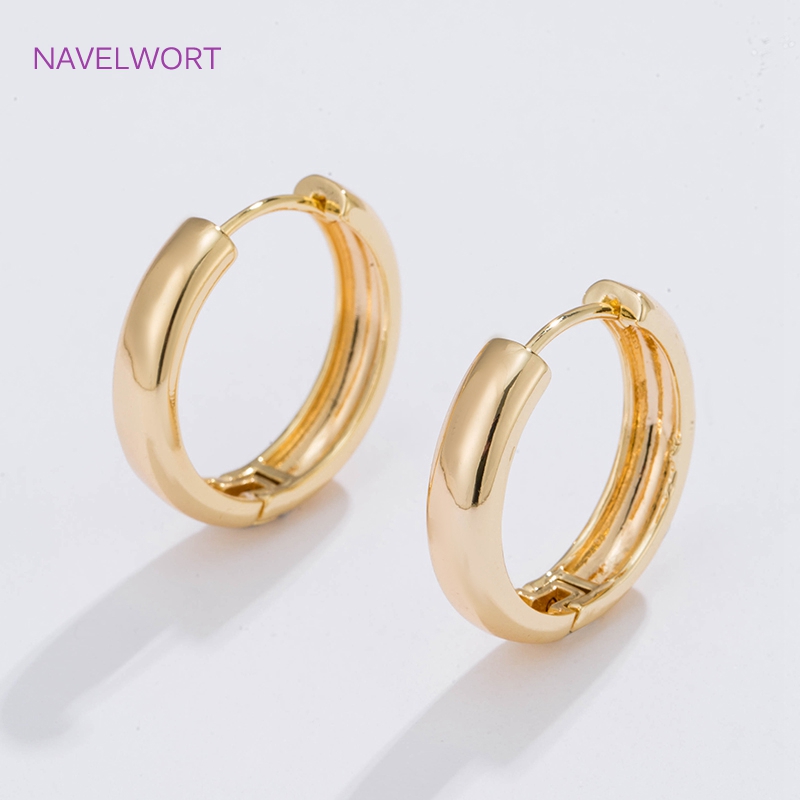 Women Accessories Gift Set - 6 maten vergulde cirkelvormige oorringen vrouwelijk