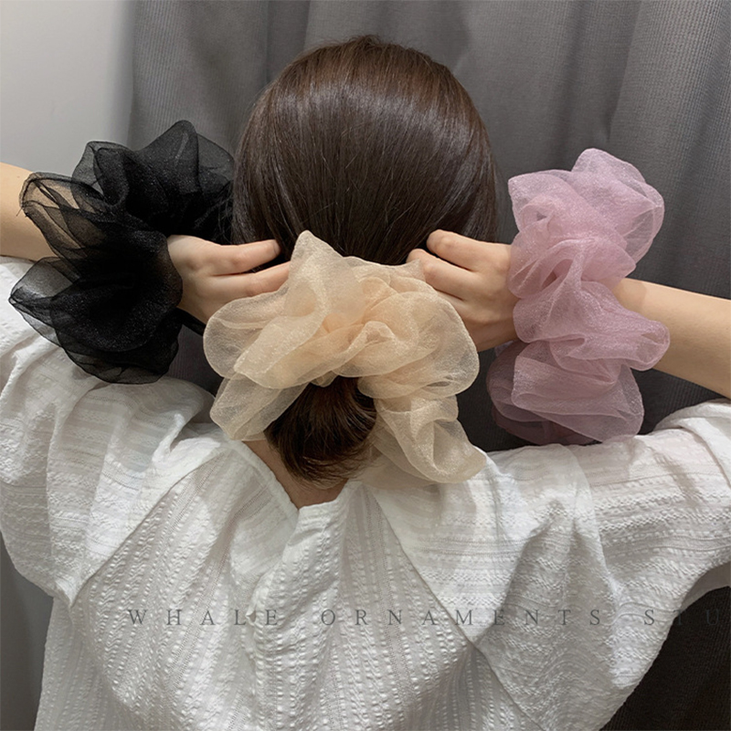 Hair Tie Velvet - 2022 Zomer Organza Scrunchies Vrouwen Elastische