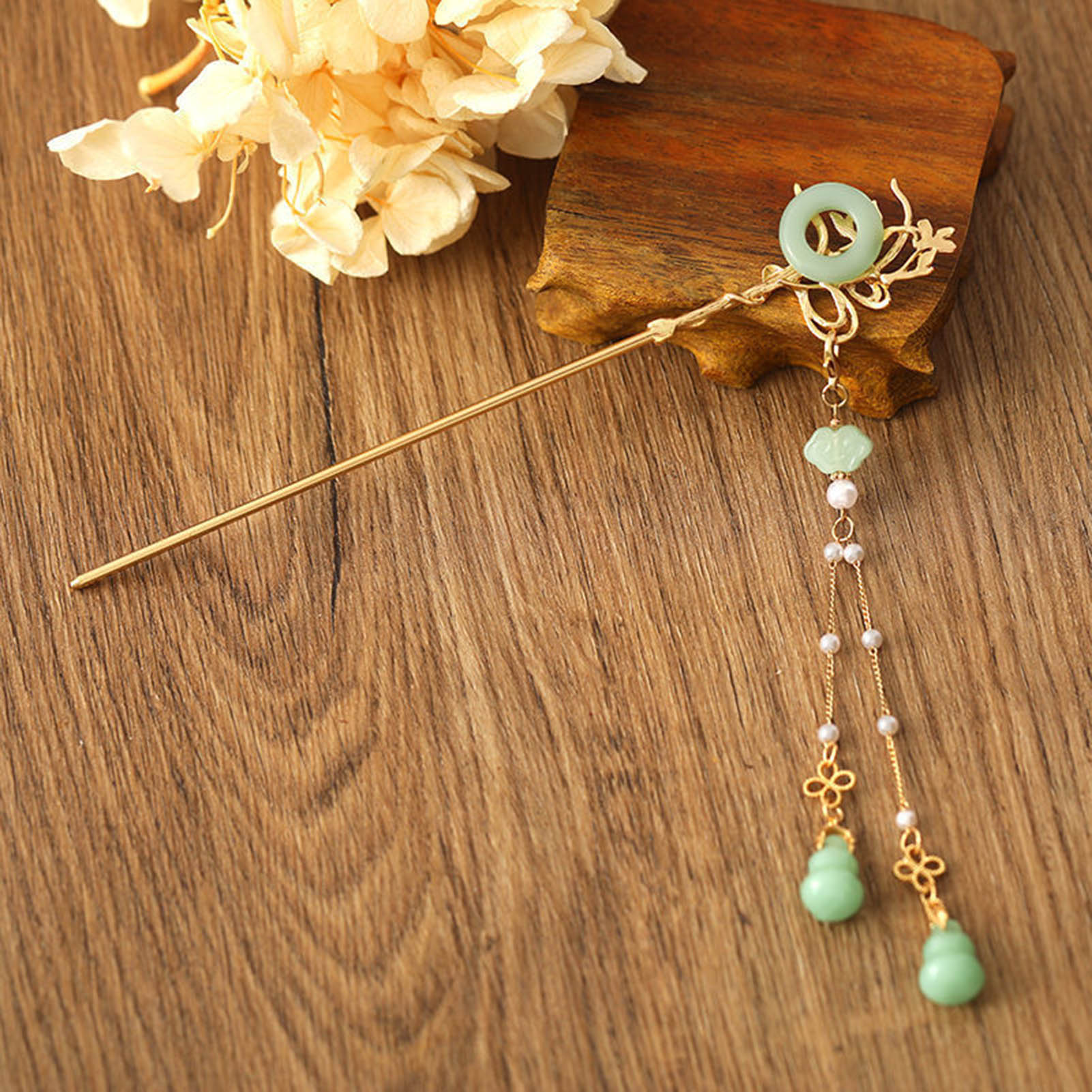 Hair Fork Stick - Chinese Stijl Glazen Haarspeld Voor Vrouwen