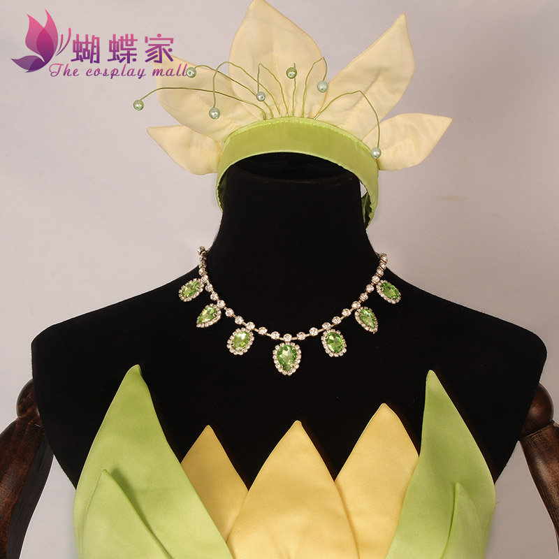 Prinses Tiana Jurk Cosplay Kos - Women Accessories Aesthetic recensie en prijs