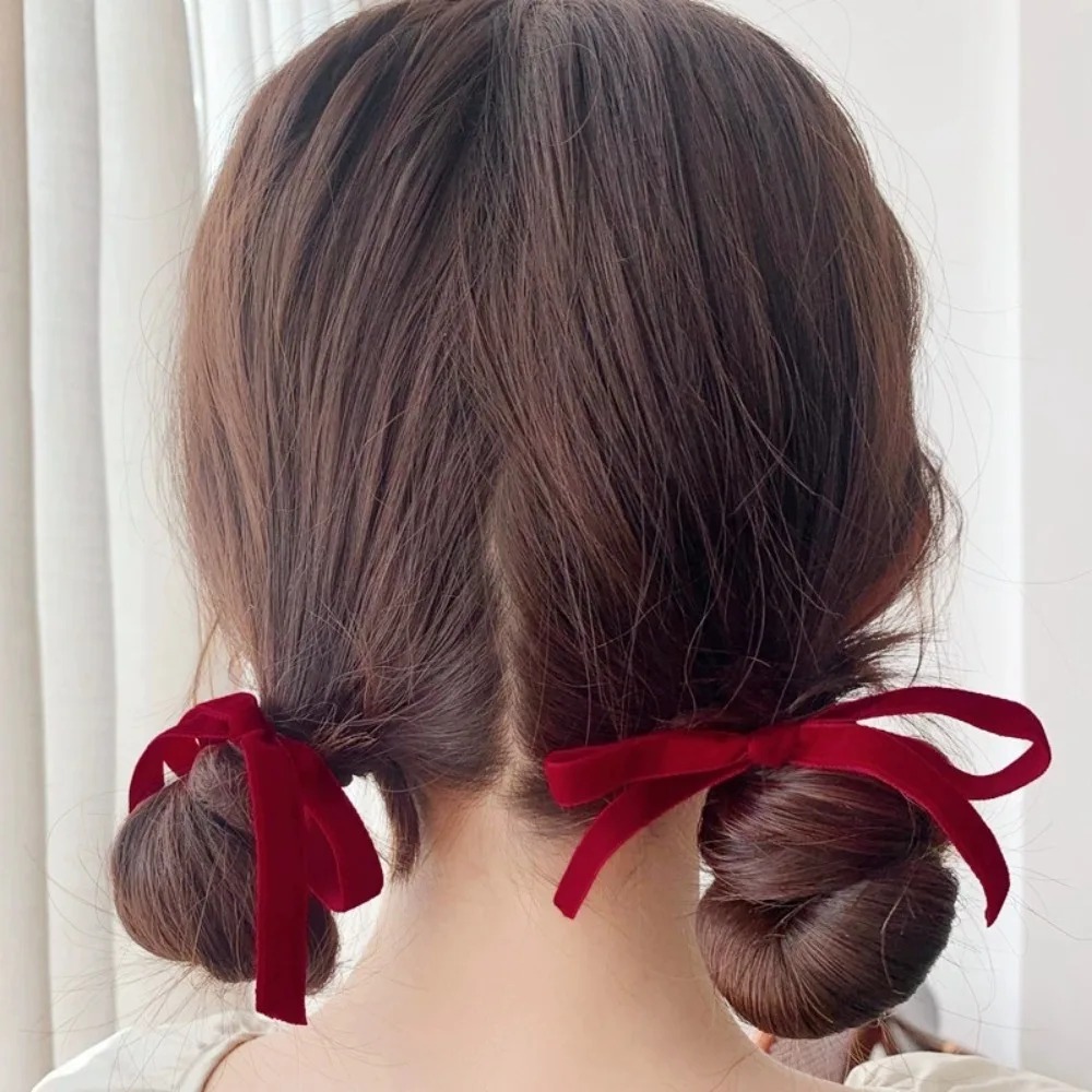 2 stuks modieuze zwarte fluwel - Hair Tie Velvet recensie en prijs