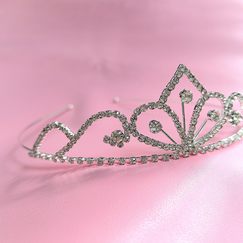Zilverkleurige strass bruidskr - Women Accessories Aesthetic recensie en prijs