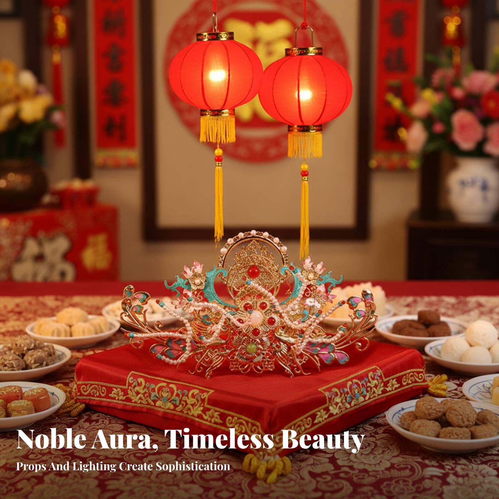 Traditionele Chinese haarkroon - Women Accessories Aesthetic recensie en prijs