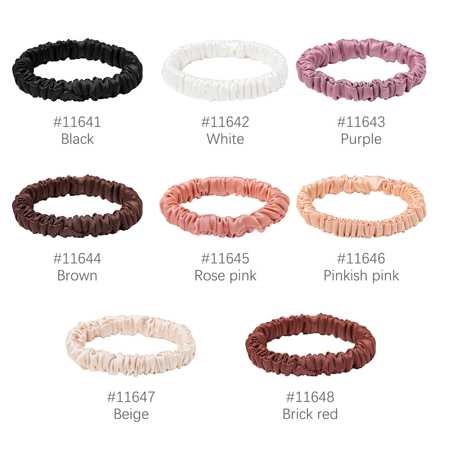 8 stks/set 100% Pure Moerbei Z - Hair Tie Velvet recensie en prijs