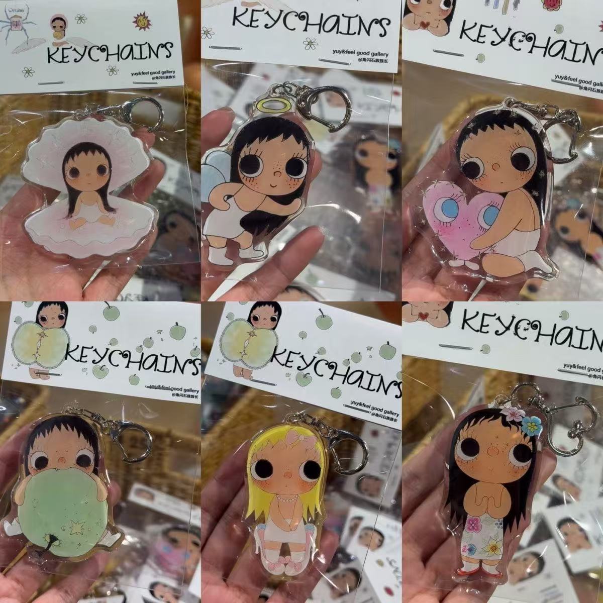 Yuy is een meisje. Leuke carto - Women'S Key Accessories recensie en prijs