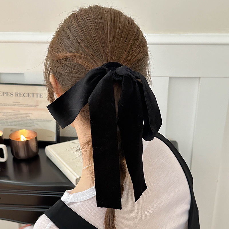 Leuke Rood Zwart Fluwelen Stri - Hair Tie Velvet recensie en prijs