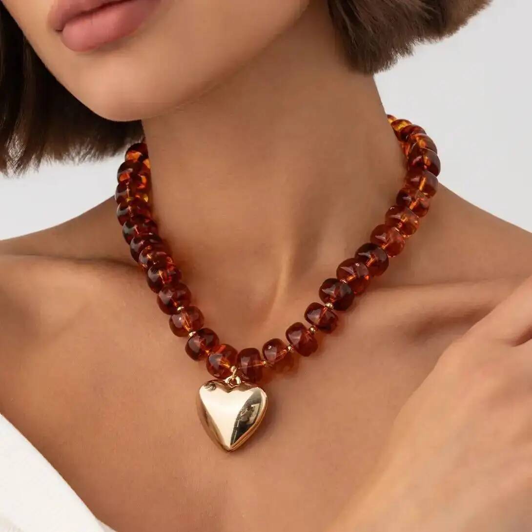 SHIXIN Trendy Amber Acryl Hars - Resin Bangle Bracelet recensie en prijs