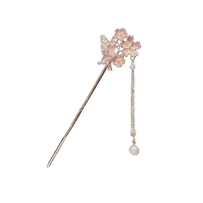 Sakura-haarspeld met een luxe  - Hair Fork Stick recensie en prijs