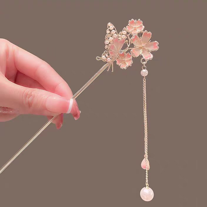 Sakura-haarspeld met een luxe  - Hair Fork Stick recensie en prijs
