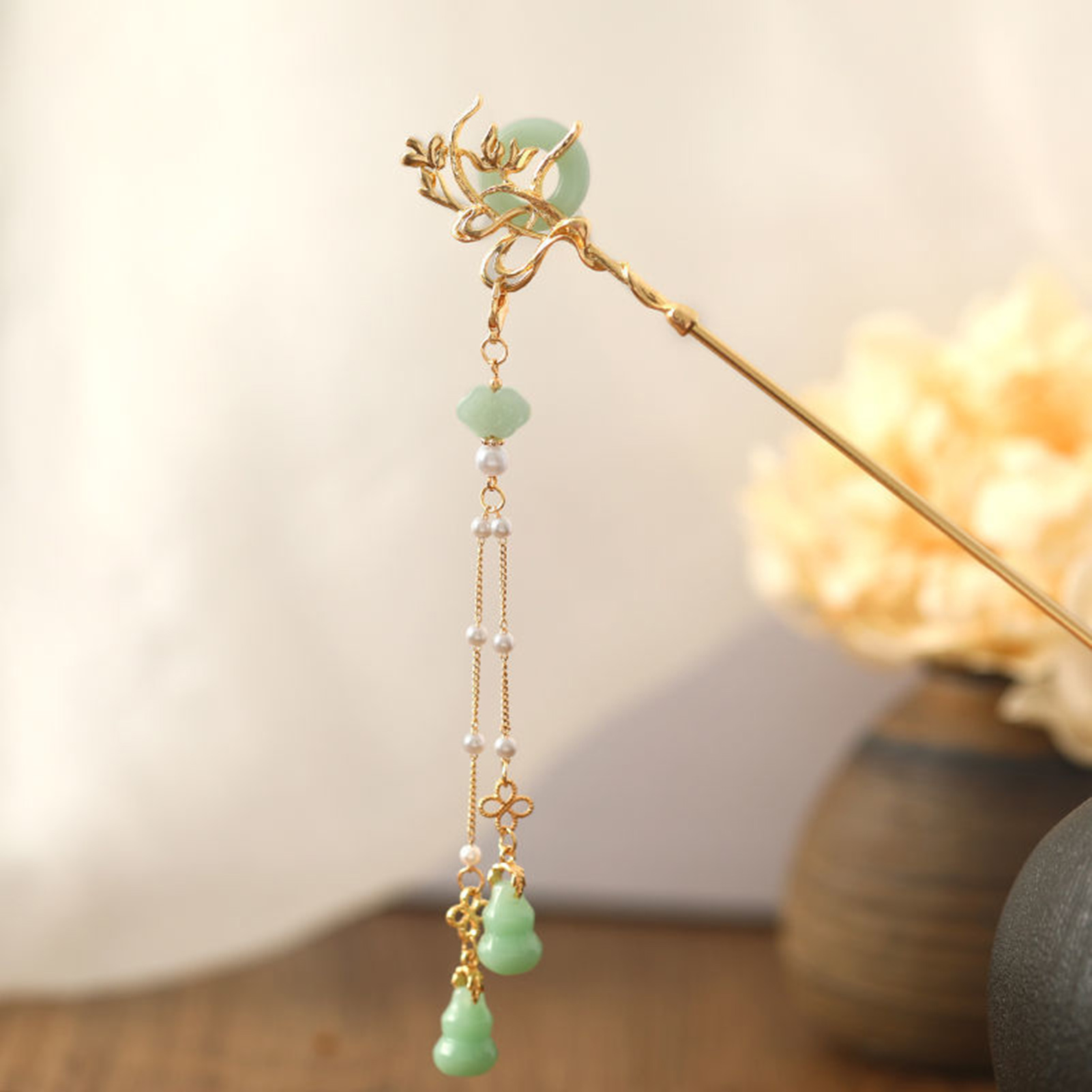 Chinese Stijl Glazen Haarspeld - Hair Fork Stick recensie en prijs