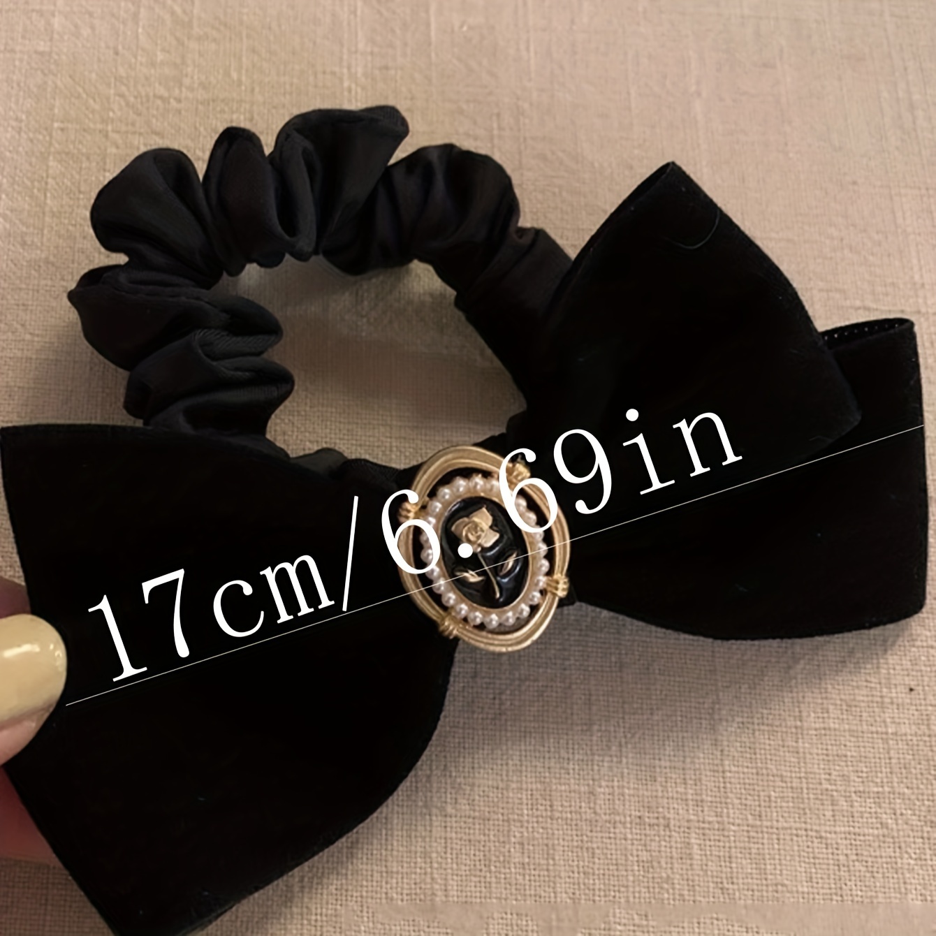 Elegante fluwelen strikhaarela - Hair Tie Velvet recensie en prijs