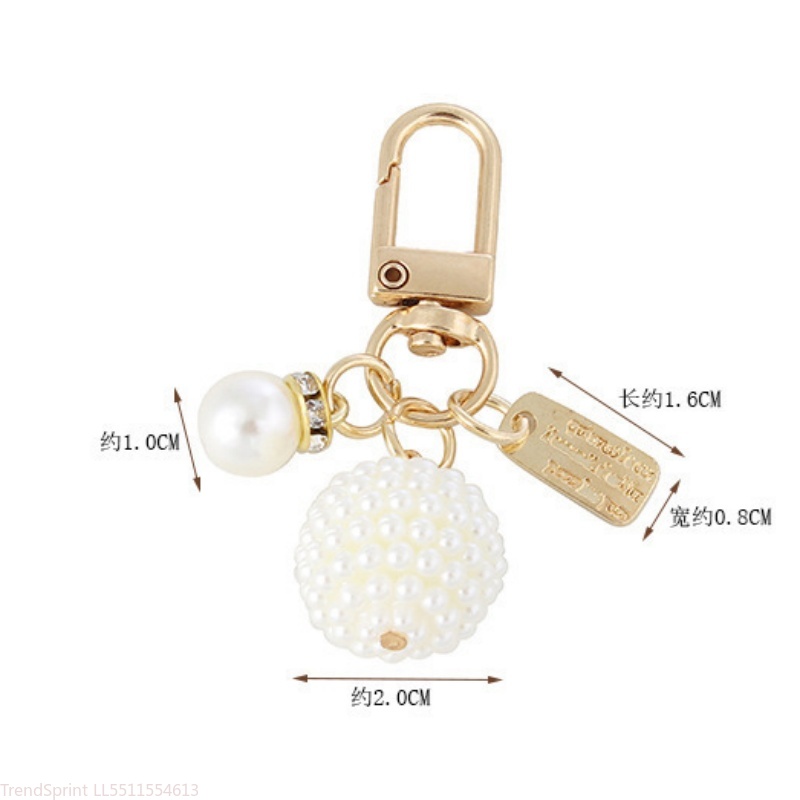 Elegante parelsleutelhangerhan - Women'S Key Accessories recensie en prijs