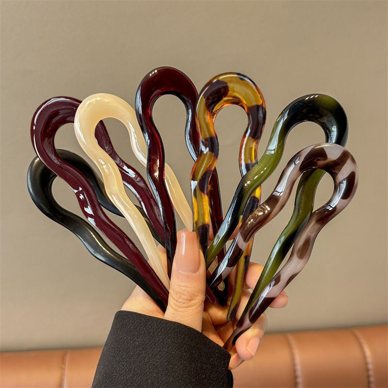 Elegante acryl U-vormige haars - Women Accessories Aesthetic recensie en prijs