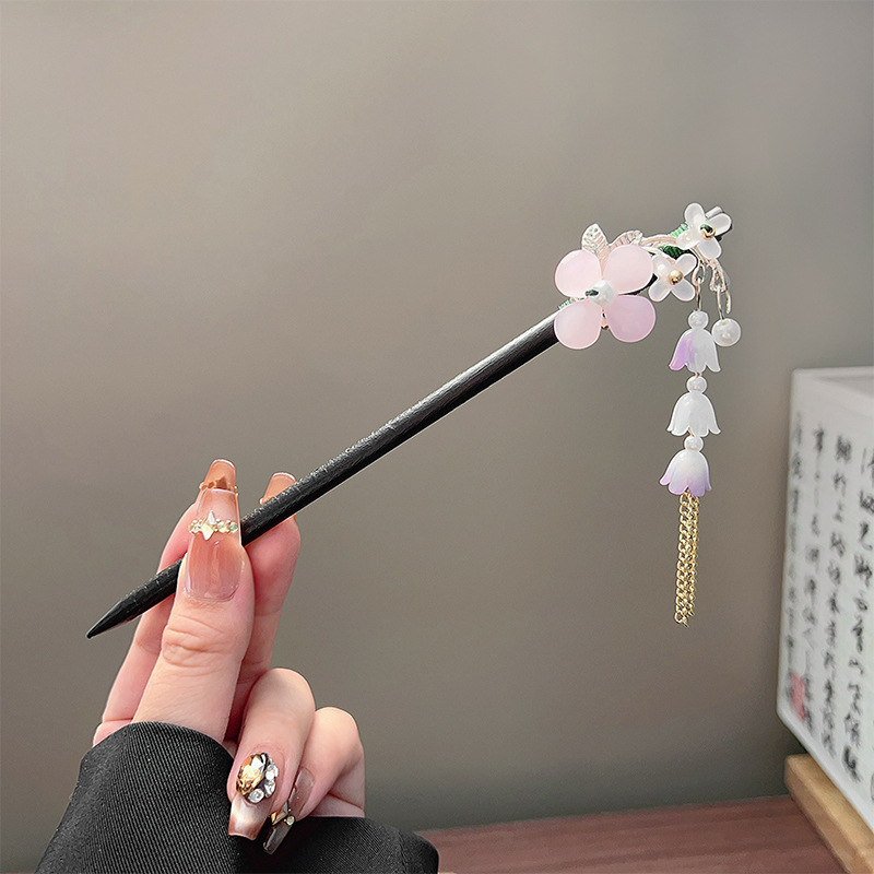 Klassieke kwastje haarstokje z - Women Accessories Aesthetic recensie en prijs