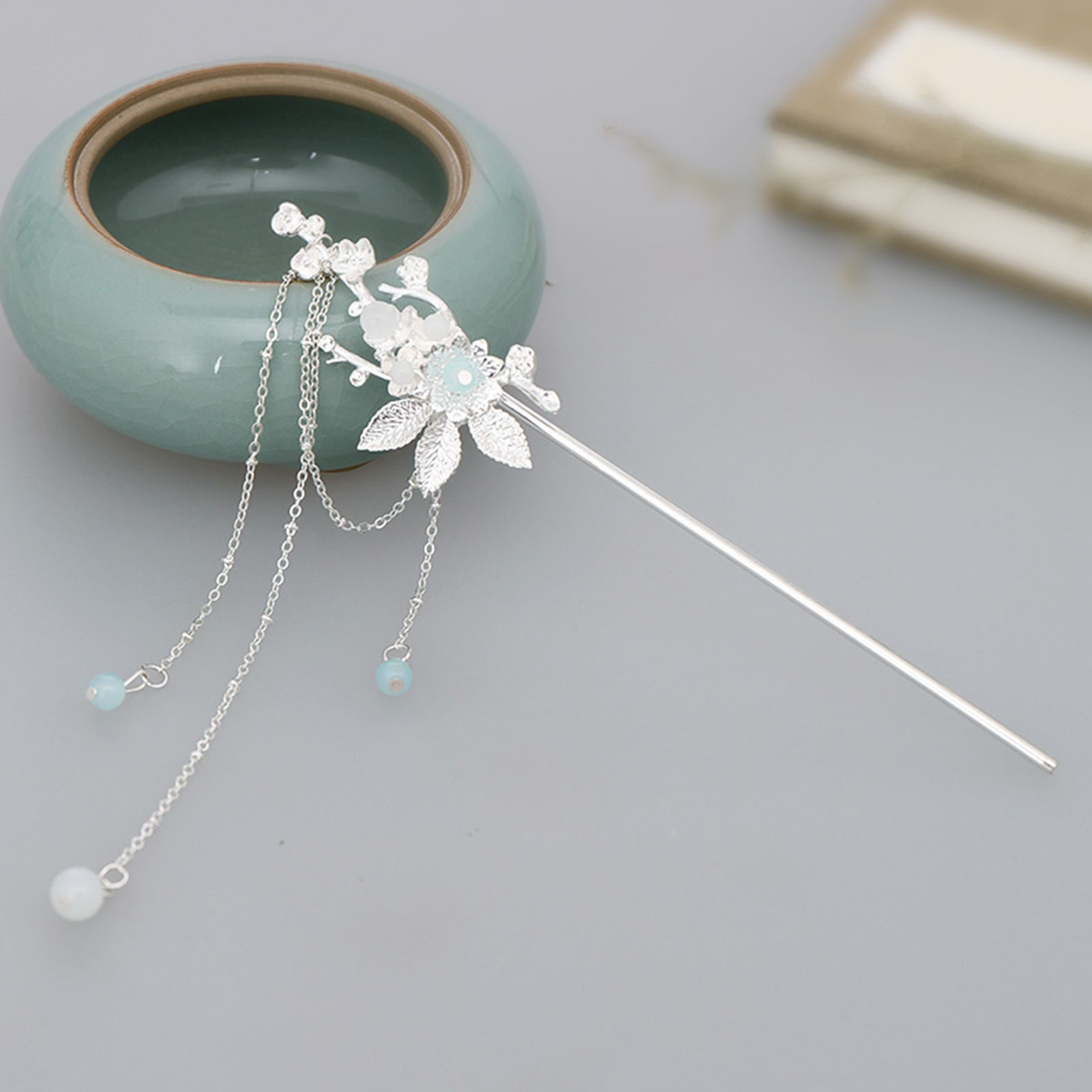 Chinese stijl legering haarsto - Hair Fork Stick recensie en prijs